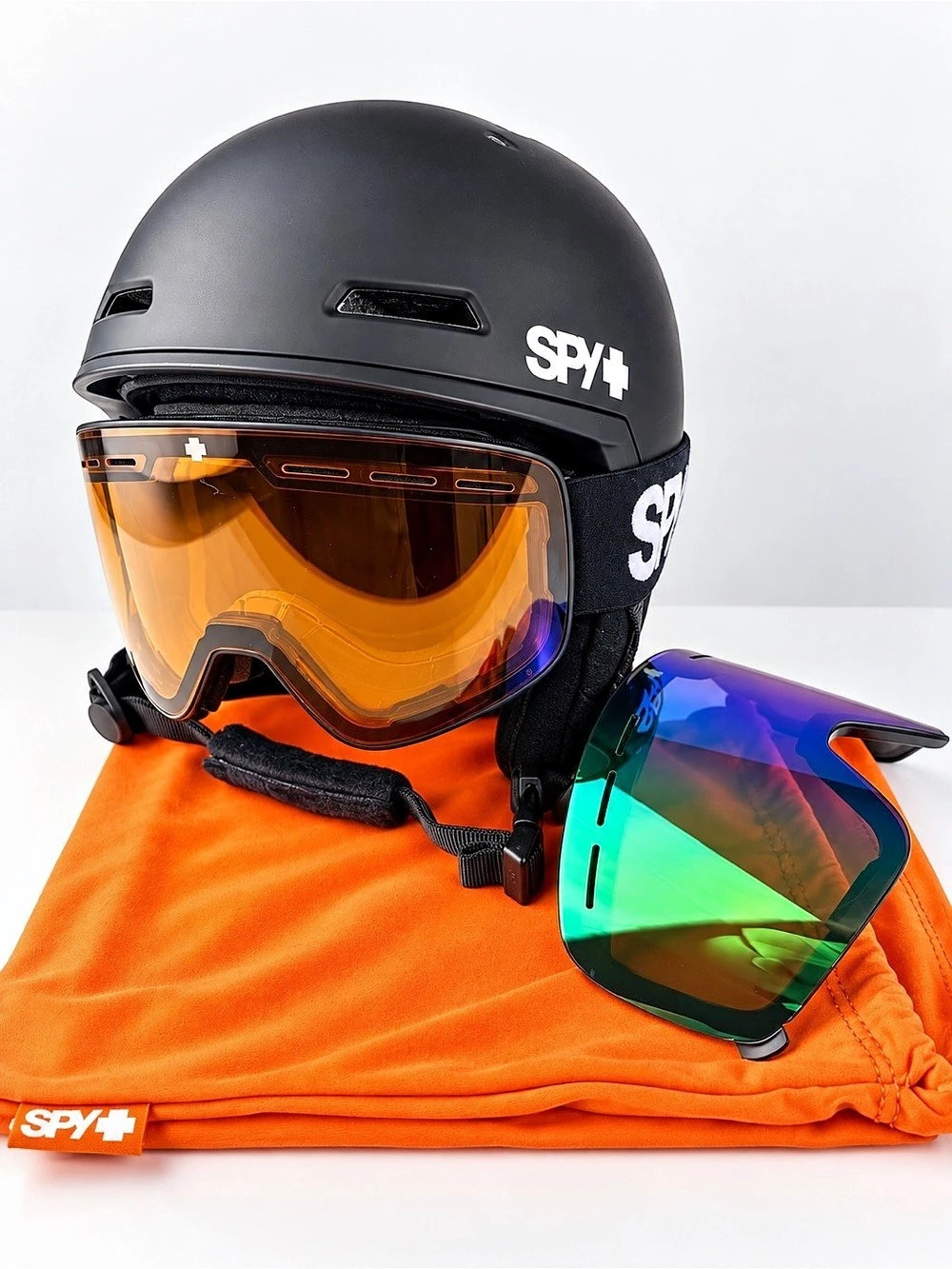 SPY+ Treble 2.0 MIPS Ski Snowboard Helmet Goggles Set Small